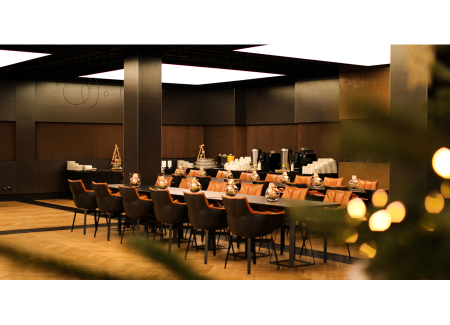 Sala przygotowana na spotkanie świąteczne w GARDENcity